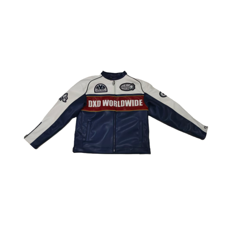 OEM Custom Racing-Inspired Leather Jacket