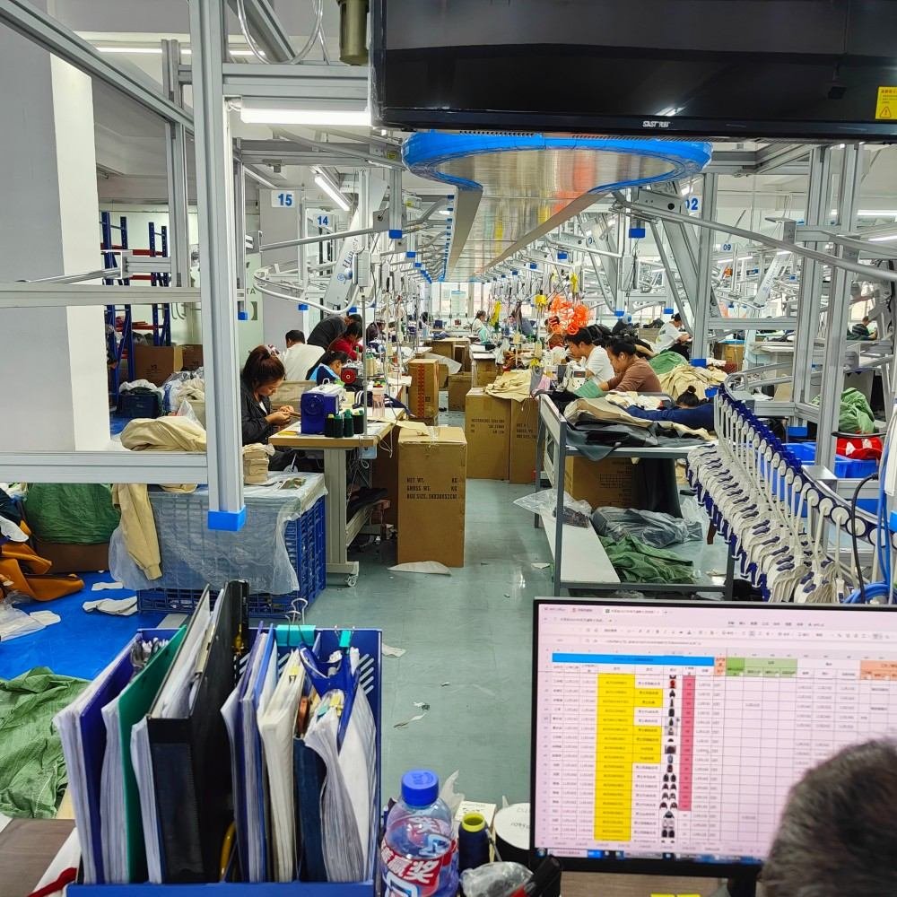 custom apparel sewing line oem manufacturer b2b production