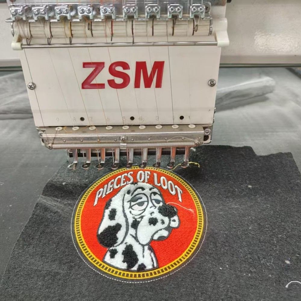 custom patch embroidery machine oem manufacturer b2b detail