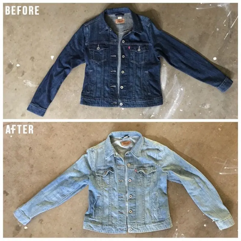 denim jacket wash effects comparison