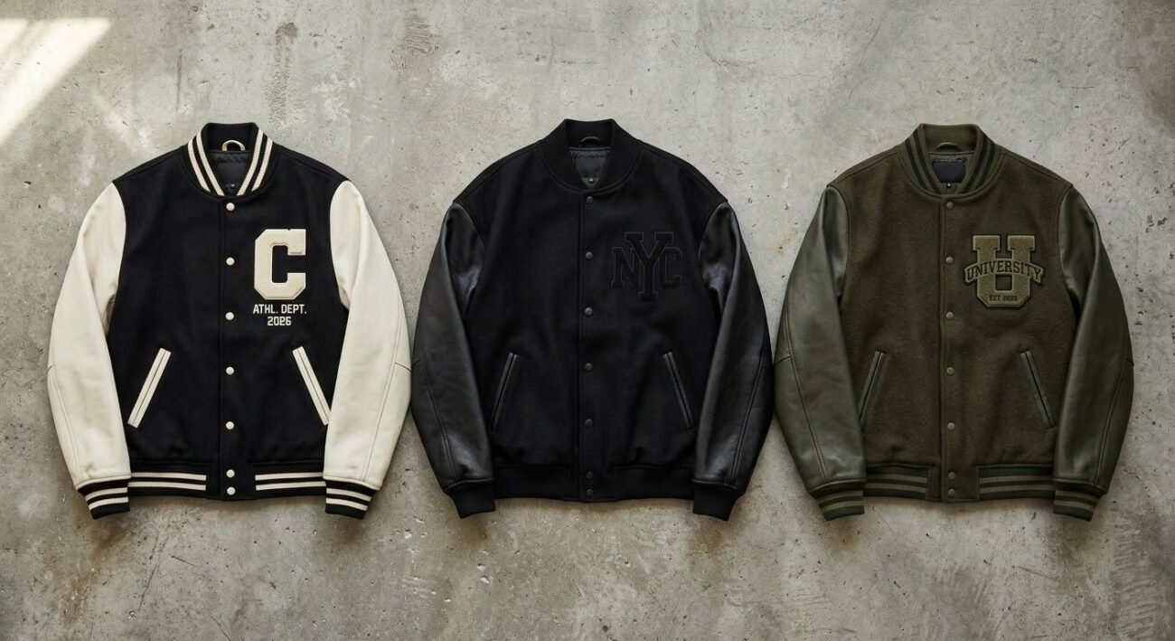 raceapparelcus.com - Mens Varsity Jacket