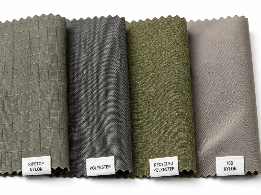 Fabric types used in custom windbreaker jackets manufacturing