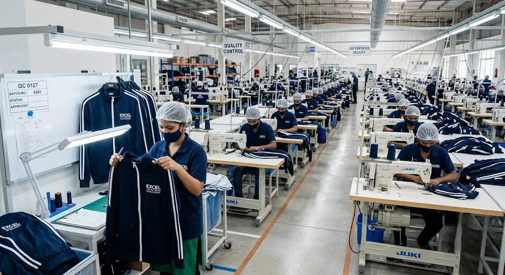 RaceApparelCUS OEM custom track jacket production