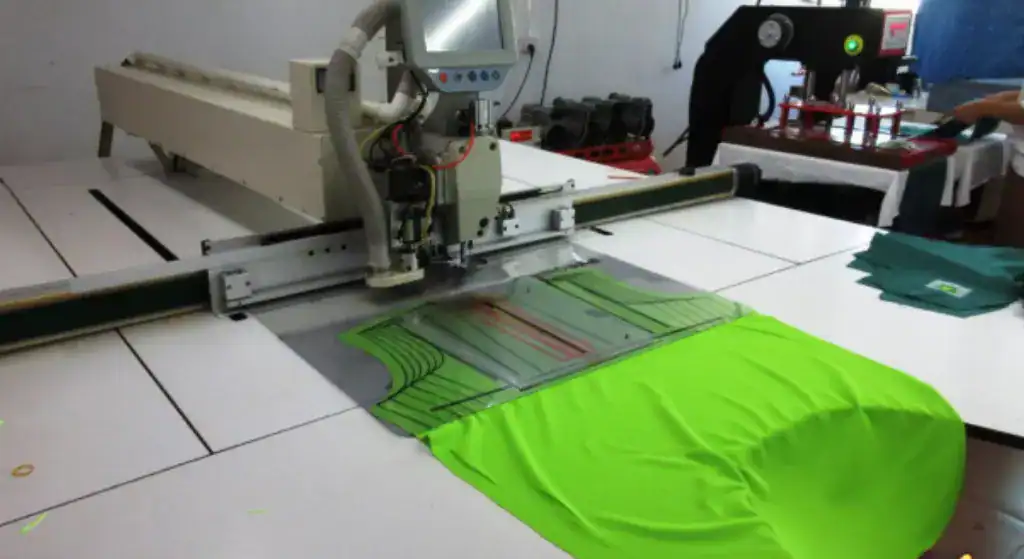 Pattern grading and marker setup for a small batch jacket order